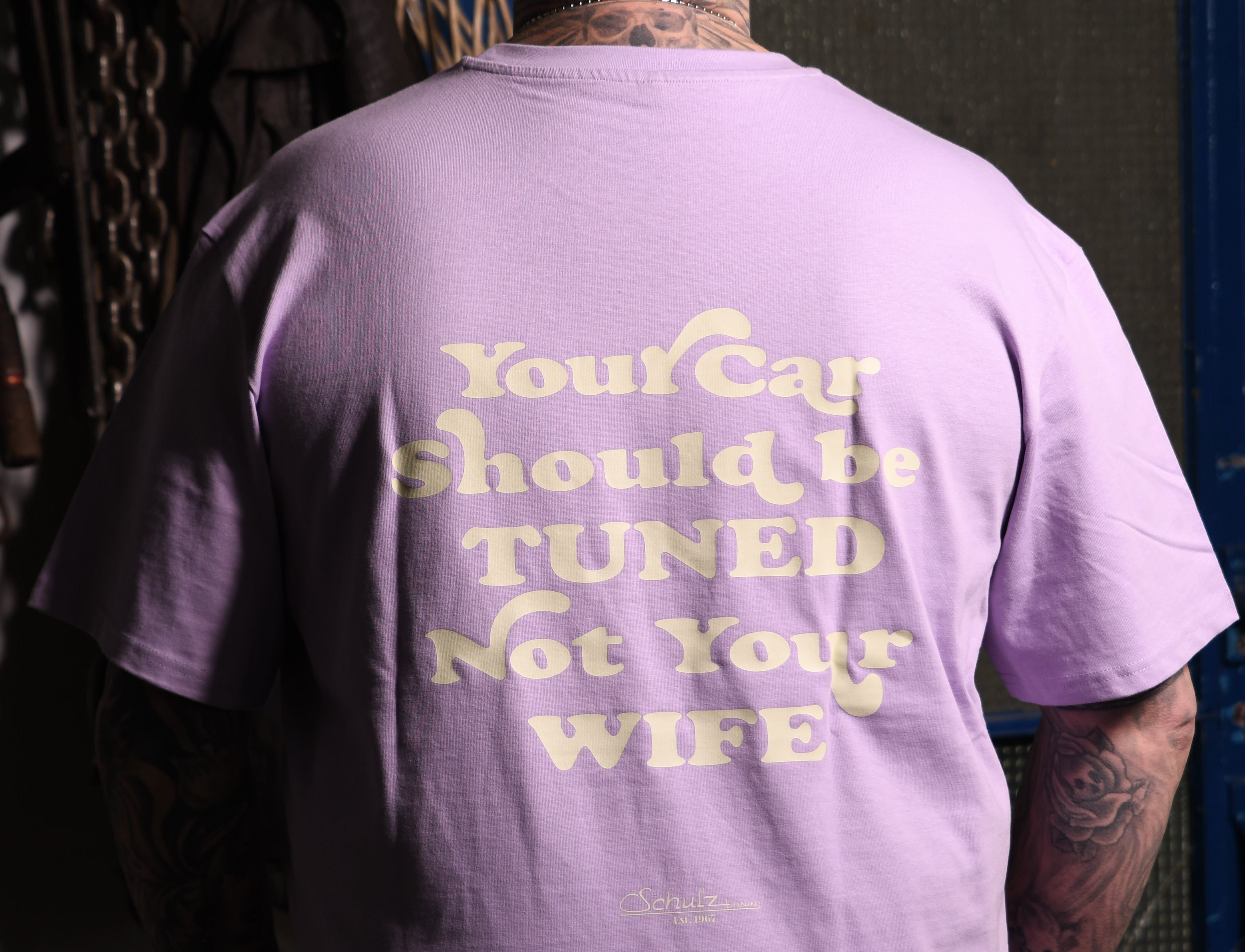 T Shirt YOUR CAR SHOULD BE TUNED NOT YOUR WIFE